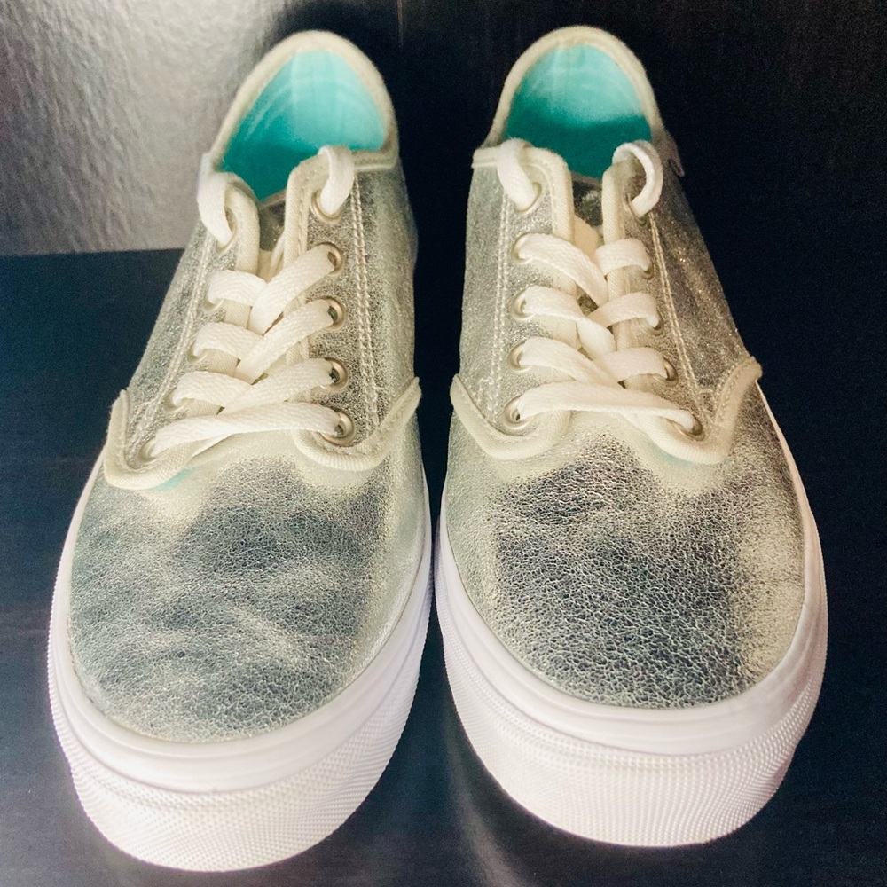 Vans Sliver Metallic Old Skool Sneakers Women’s Size 9.5